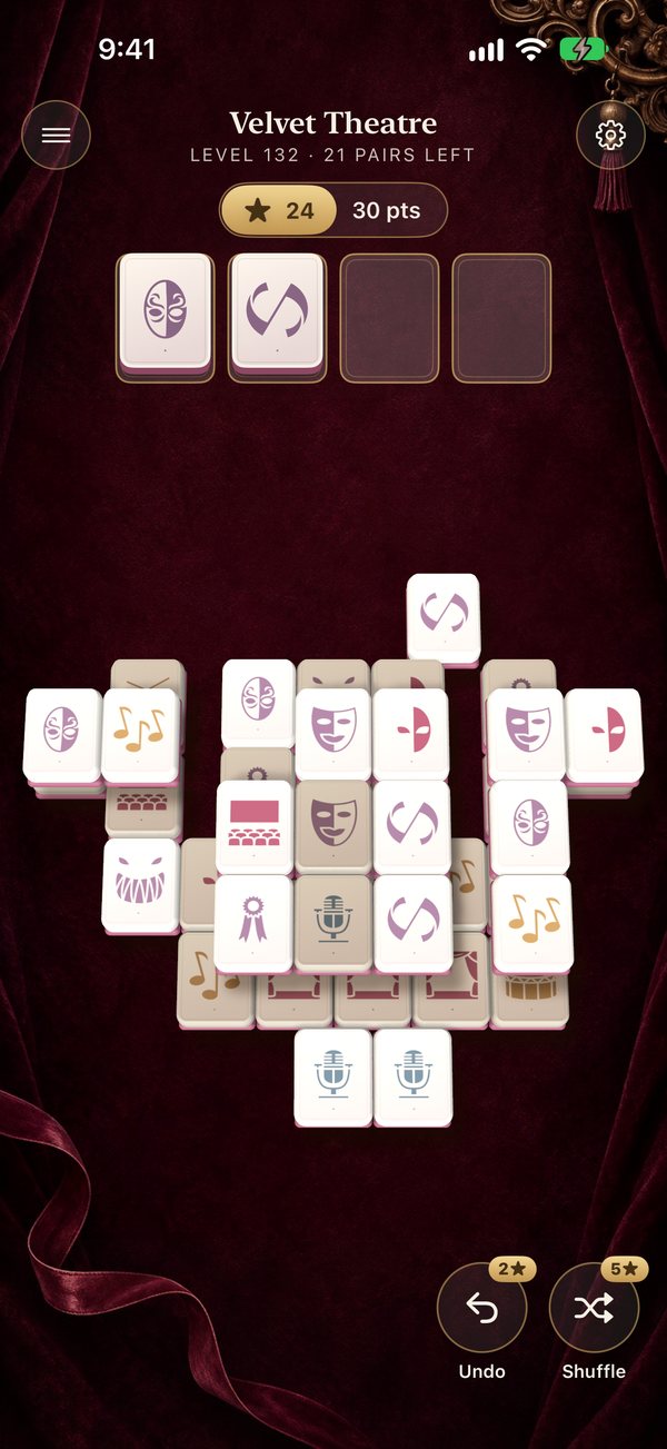 A board in the Velvet Theatre world